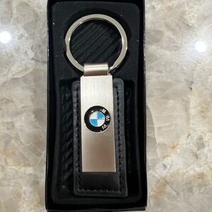 Genuine BMW Leather Key Ring